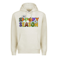 Oatmeal Heather spooky season Premium Hoodie - CowGirlArtShop