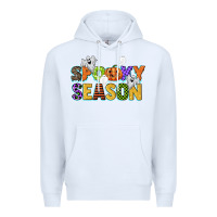White spooky season Premium Hoodie - CowGirlArtShop