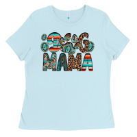 Baby Blue dog mama Ladies Tee - RacoonDesign
