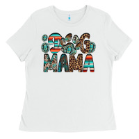 White dog mama Ladies Tee - RacoonDesign