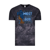 Cloud Black even in the midst of may storm afro woman Vintage Tee - MaliasSmallBusiness