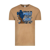 Vintage Camel even in the midst of may storm afro woman Vintage Tee - MaliasSmallBusiness