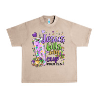 French Oak mardi gras jesus fills my cup Urban Heavy Tee - MaliasSmallBusiness
