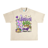 Sandshell mardi gras jesus fills my cup Urban Heavy Tee - MaliasSmallBusiness