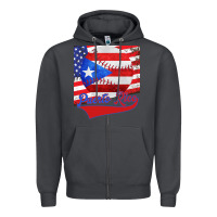 Smoke Puerto Rico Baseball Zipper Hoodie - Bettercallsaul