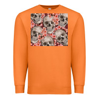 Carrot skulls and flowers Premium Sweatshirt - TumblerDesignByShophia