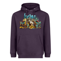 Plum Horse Mom Heavyweight Hoodie - HowdyJamesFarm