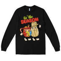 Black tis' the season mexican food Long Sleeve Tee - MaliasSmallBusiness