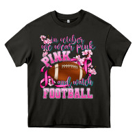Asphalt in october we wear pink and watch football Heavy Core Tee - AdoDesignShop