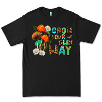 Black grow your own way Premium Tee - AdoDesignShop