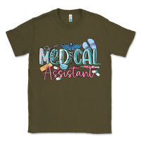 Army Green medical assistant nurse Classic Tee - MaliasSmallBusiness