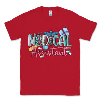 Red medical assistant nurse Classic Tee - MaliasSmallBusiness