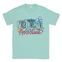 Seafoam medical assistant nurse Classic Tee - MaliasSmallBusiness