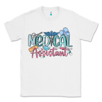 White medical assistant nurse Classic Tee - MaliasSmallBusiness