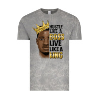 Cloud Rock hustle like a boss live like a king malia Vintage Tee - MaliasSmallBusiness