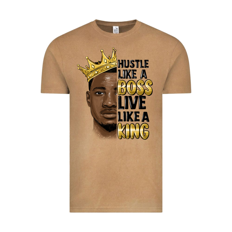 Hustle Like A Boss Live Like A King Malia Vintage Tee by MaliasSmallBusiness | Teevron