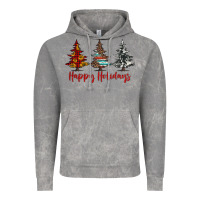 Cloud Rock happy holidays christmas trees Vintage Hoodie - Jasminsmagicworld