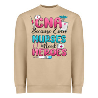 Mushroom cna because even nurses need heroes Heavyweight Sweatshirt - MaliasSmallBusiness