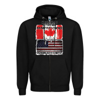 Black American By Birth Canadian By Blood Patriot By Choice Zipper Hoodie - Bettercallsaul