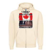 Sandshell American By Birth Canadian By Blood Patriot By Choice Zipper Hoodie - Bettercallsaul