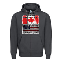 Smoke American By Birth Canadian By Blood Patriot By Choice Zipper Hoodie - Bettercallsaul
