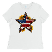 Western 4th Of July Star Ladies Tee | Teevron
