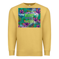 Antique Gold roll me a blunt and tell me i'm pretty Premium Sweatshirt - TumblerDesignByShophia