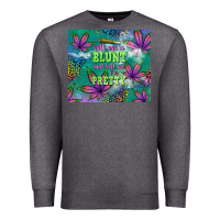Charcoal Heather roll me a blunt and tell me i'm pretty Premium Sweatshirt - TumblerDesignByShophia