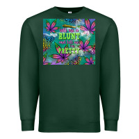 Roll Me A Blunt And Tell Me I'm Pretty Premium Sweatshirt | Teevron