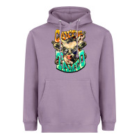 Lavender Can't be tamed cow Heavyweight Hoodie - HowdyJamesFarm
