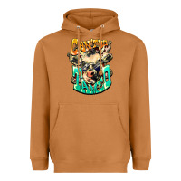 Meerkat Can't be tamed cow Heavyweight Hoodie - HowdyJamesFarm