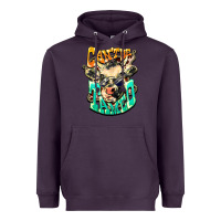 Plum Can't be tamed cow Heavyweight Hoodie - HowdyJamesFarm