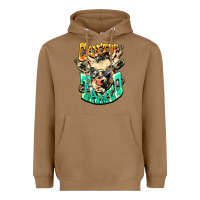 Toasted Coconut Can't be tamed cow Heavyweight Hoodie - HowdyJamesFarm