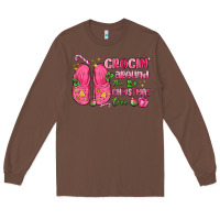 Chestnut crocin' around the christmas tree Long Sleeve Tee - MaliasSmallBusiness