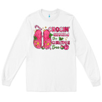 White crocin' around the christmas tree Long Sleeve Tee - MaliasSmallBusiness