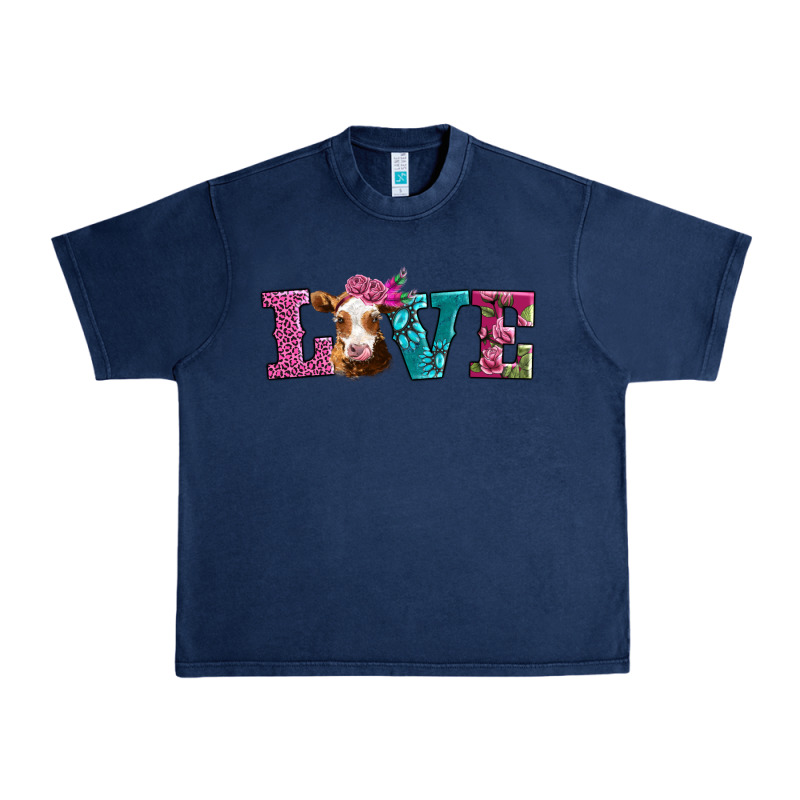 Love With Guernsey Cow Urban Heavy Tee by AdoDesignShop | Teevron