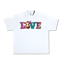 White love with guernsey cow Urban Heavy Tee - AdoDesignShop