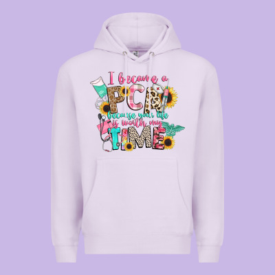 I Became A Cna Because Your Life Is Worth My Time Premium Hoodie Designed By Cowgirlartshop