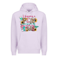 Lilac i became a cna because your life is worth my time Premium Hoodie - CowGirlArtShop