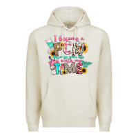 Oatmeal Heather i became a cna because your life is worth my time Premium Hoodie - CowGirlArtShop