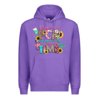 Purple i became a cna because your life is worth my time Premium Hoodie - CowGirlArtShop