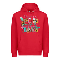 Red i became a cna because your life is worth my time Premium Hoodie - CowGirlArtShop