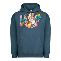 Pigment Midnight Navy Hop Bunny Easter Urban Hoodie - BundleAndBundleShop