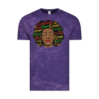 Cloud Purple afro diva Vintage Tee - MaliasSmallBusiness