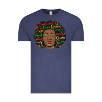 Vintage Denim afro diva Vintage Tee - MaliasSmallBusiness