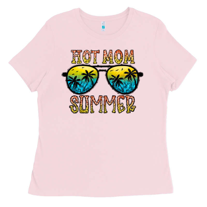 Hot Mom Summer Ladies Tee by CowhideDigitalArt | Teevron