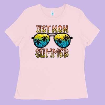 Hot Mom Summer Ladies Tee Designed By Cowhidedigitalart