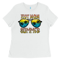 White hot mom summer Ladies Tee - CowhideDigitalArt