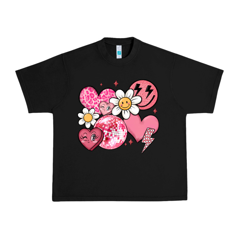Retro Valentines Day Urban Heavy Tee by MaliasSmallBusiness | Teevron