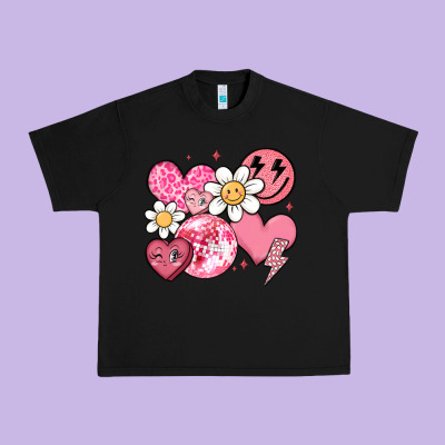 Retro Valentines Day Urban Heavy Tee Designed By Maliassmallbusiness